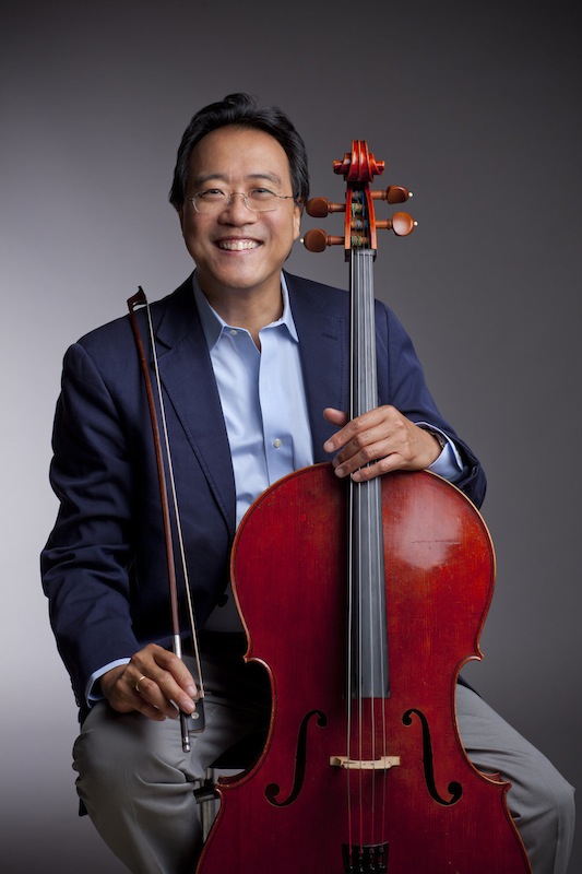 Yo-Yo Ma performed a recital Tuesday night for the Celebrity Series. File photo: Todd Rosenberg