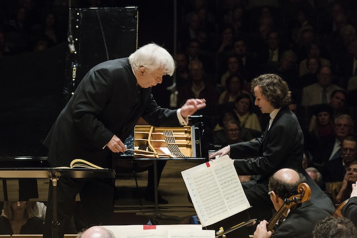 Martin Helmchen performed Beethoven's Piano Concerto No. 5 with Christoph von Dohnanyi and the BSO. Photo: Liza Voll