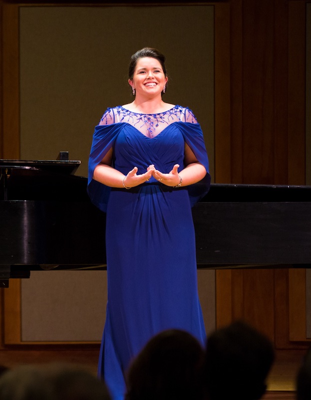 Tara Erraught performed a recital Wednesday night at Pickman Hall for the Celebrity Series. Photo: Robert Torres