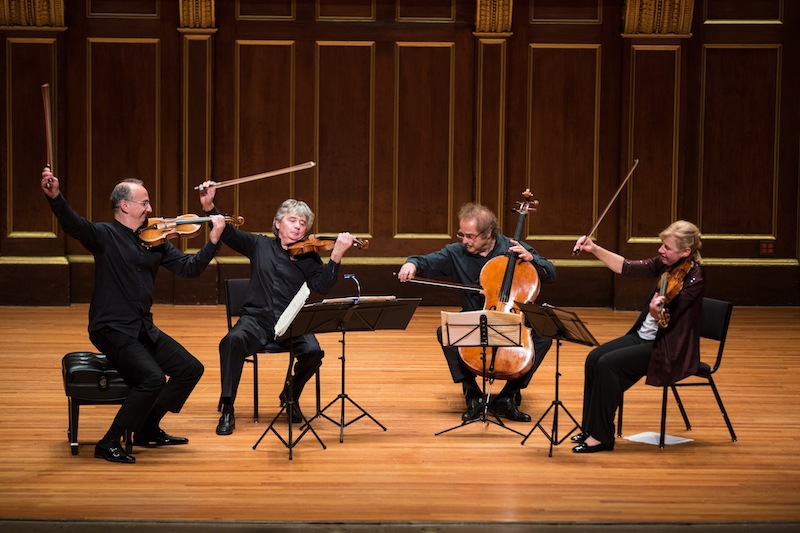 The Takács Quartet performed Friday night at Jordan Hall for the Celebrity Series. Photo: Robert Torres