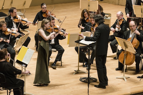 Alina Ibragimova performed music of Haydn and Hartmann with Vladimir Jurowski and the BSO Thursday night. Photo: Liza Voll