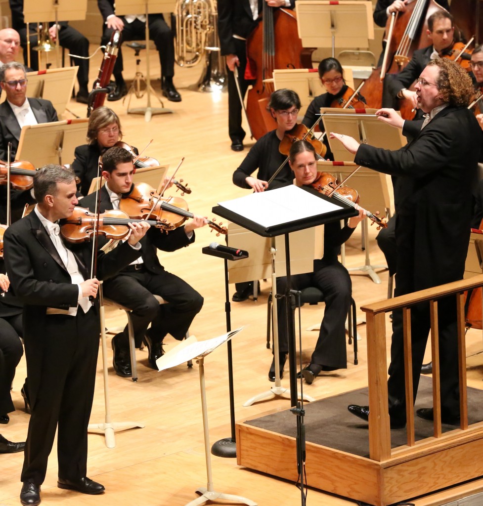 Gil Shaham performed John Williams' Violin Concerto with Stéphane Denève and the BSO Thursday night. Photo: Hilary Scott