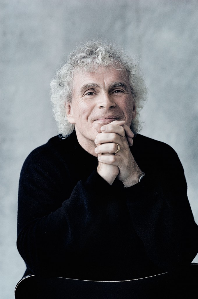 Sir Simon Rattle and the Berlin Philharmonic Orchestra will perform xxx for the Celebrity Series of Boston. Photo: Jim Rakete