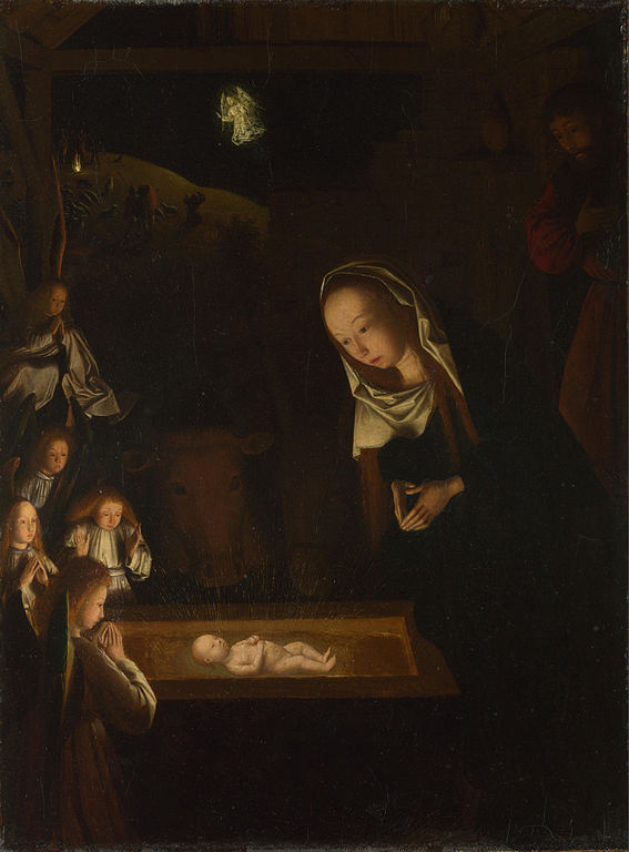 "The Nativity at Night" by Geertgen tot Sint Jans.