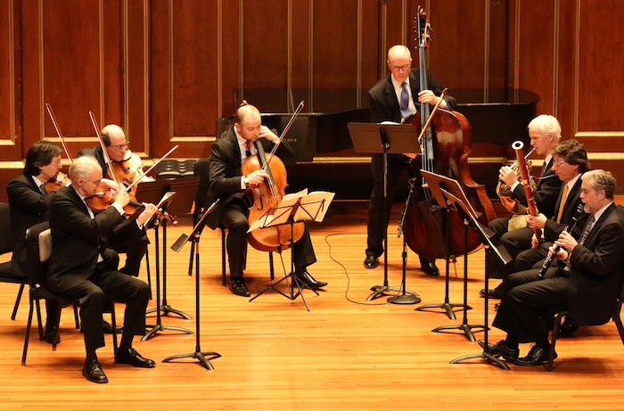 The Boston Symphony Chamber Players performed Jean Francaix's Octet Sunday afternoon at Jordan Hall.