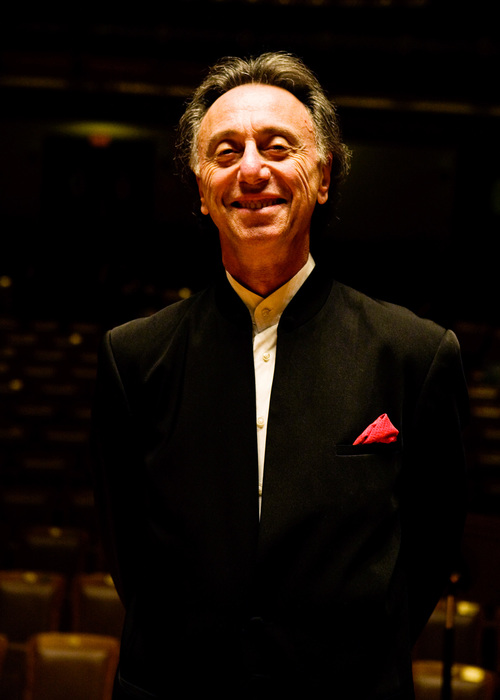 Ronald Feldman conducted the Longwood Symphony Orchestra at the Hatch Bandshell Wednesday night.