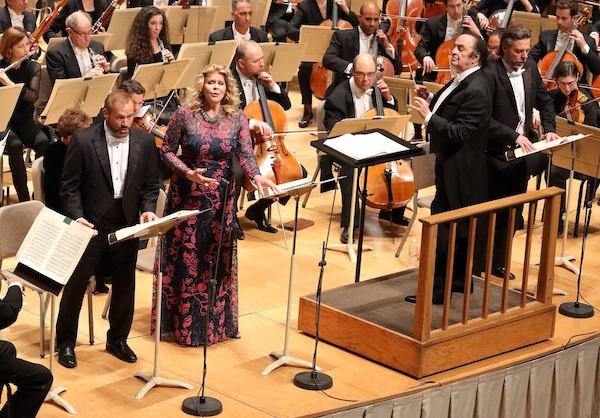 Conductor Charles Dutoit leads the Boston Symphony Orchestra in Berlioz's "The Damnation of Faust" with soloists Paul Groves, Susan Graham and John Relyea Thursday night. Photo: Hilary Scott