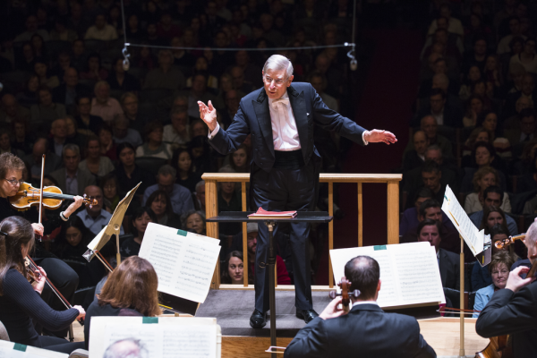 Herbert Blomstedt conducted the Boston Symphony Orchestra in an all-Mozart program Thursday night. Photo: Robert Torres