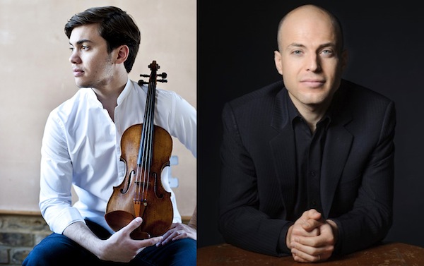 Violinist Benjamin Beilman and pianist Orion Weiss performed a recital Wednesday night at PIckman Hall for the Celebrity Series.