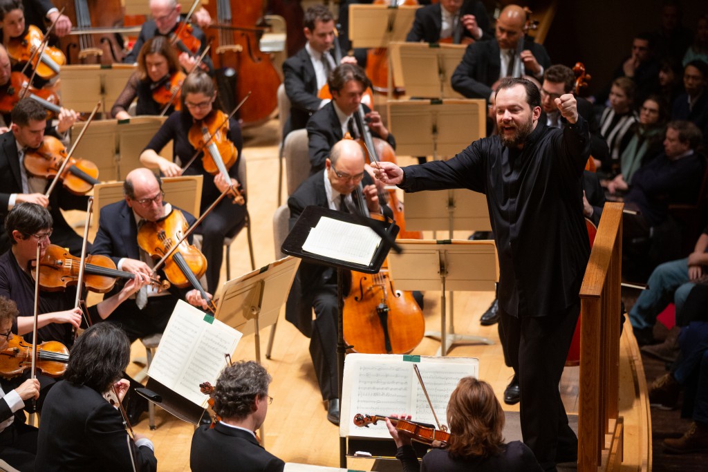 Andris Nelsons conducted the Boston Symphony Orchestra in music of Beethoven Friday afternoon. Photo: Robert Torres