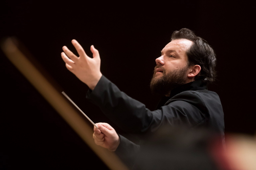Andris Nelsons conducted the Boston Symphony Orchestra in music of Bruckner and Schumann Thursday night.