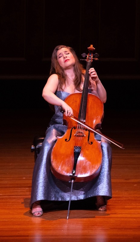 Alisa Weilerstein performed Bach's complete Cello Suites Friday night at Jordan Hall for the Celebrity Series. Photo: Robert Torres