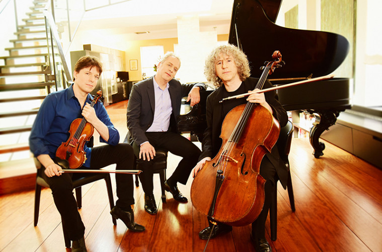 Joshua Bell, Steven Isserlis and Jeremy Denk performed Sunday at Symphony Hall.