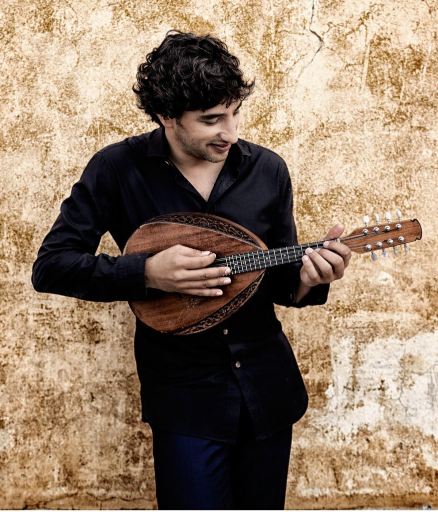 Mandolinist Avi Avital performed with the Venice Baroque Orchestra Friday night at the Rockport Chamber Music Festival. Photo: Harald Hoffman 